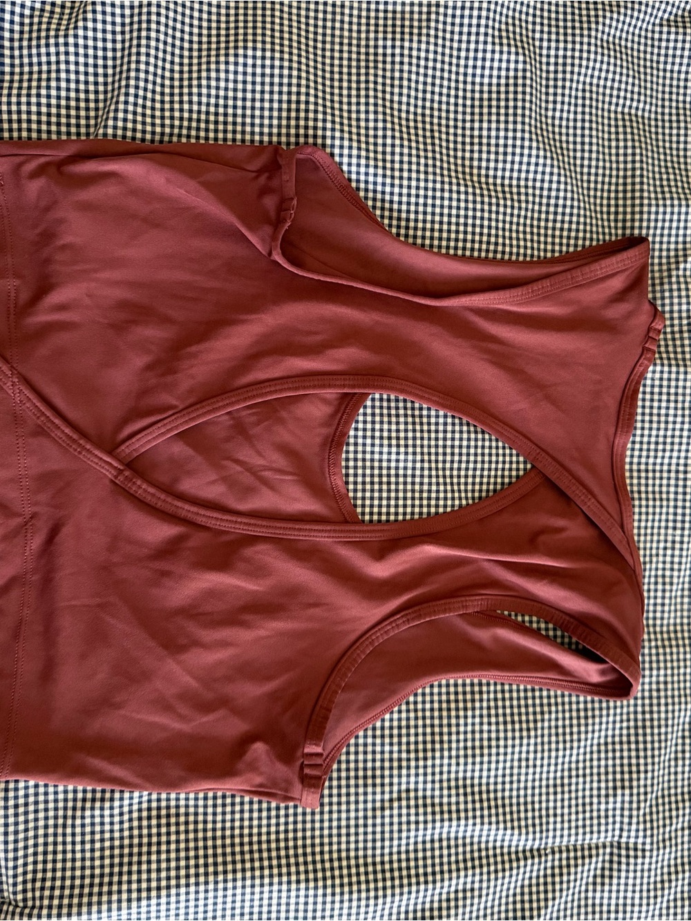 Gymshark Rust Red Racerback Sports Bra - Picture 2 of 2